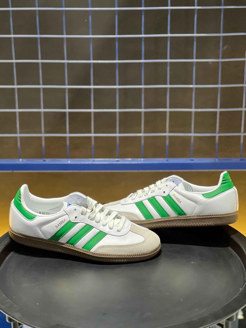 Adidas Samba OG  "Cloud White/Green"
