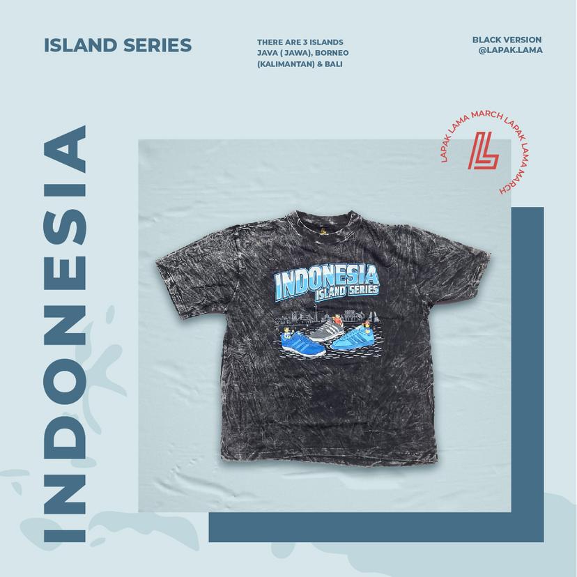 EX Tshirt "LL Indonesia Island Series GRAY"